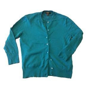 J. Crew Women’s S Teal Cardigan Sweater